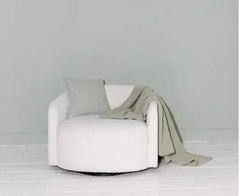 Beautiful Chenille Throw, Sage Green, 50 x 60 inches, by Drew Barrymore