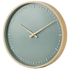 Better Homes & Garden 11.5" Round Indoor Green Analog Wall Clock