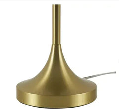Better Homes & Gardens 18" Modern Dome Touch On/Off Table Lamp, Brass