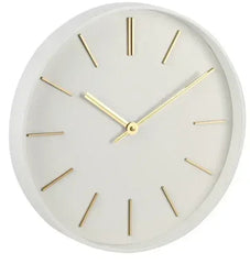 Better Homes & Garden 20" Round Indoor Modern White Analog Wall Clock