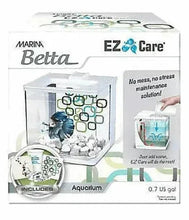 Marina Betta EZ Care 0.7 gal plastic aquarium kit box with small tank and filter