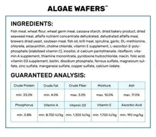 Hikari Sales Tropical Algae Wafers 2.89 Ounces - 21316