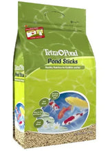 TetraPond Pond Sticks fish food bag with pond fish image, net weight label