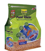 Tetra Pond Sticks pond fish food bag with fish illustration and product name