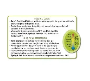 TetraPond Pond Sticks 1.72 Pounds, Pond Fish Food, For Goldfish And Ko