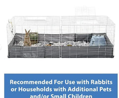 Kaytee Open Living Pet Rabbit or Guinea Pig Habitat Rooftop Add-on 48" x 24"