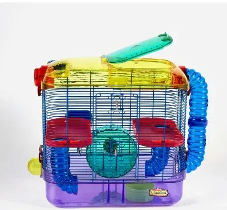 Kaytee Critter Trail Two Level Habitat for Pet Dwarf Hamsters, Gerbils or Mice