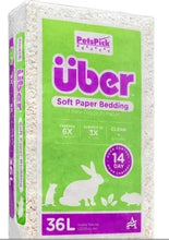 36L white soft paper bedding bag with PetsPick Uber label