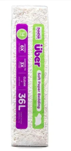 Pets Pick 36L White Uber Pet Bedding, Hamster, Rabbit, Rat