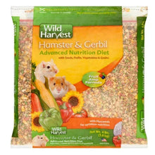 Wild Harvest hamster & gerbil advanced nutrition diet bag with seed mix