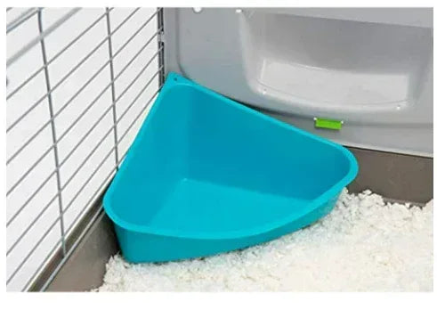 Lixit Corner Litter Pan for Ferrets, Rabbits, Rats, Guinea Pigs and Other Small Animals
