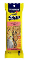 Pet bird treat sticks, apricot & peach flavor, 2 sticks pouch by Vitakraft