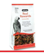 Zupreem Real Rewards orchard mix bird treat pouch for parrots and conures, 6 oz