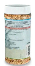 Kaytee oat groats treat jar back label with feeding directions and barcode