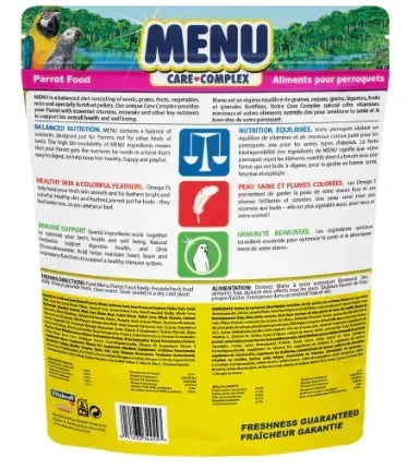 Vitakraft Menu Premium Parrot Food - Macaw, Amazon, Conure, and Parrot Food