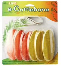 Bird flavored cuttlebone 6-pack, mango and banana variety