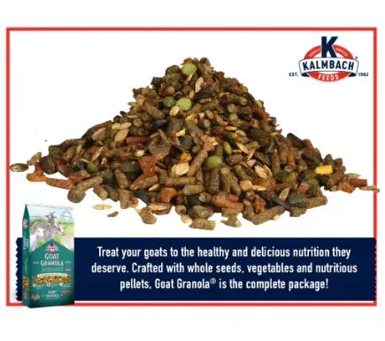 Kalmbach Feeds All Natural Goat Granola Soy Free Goat Feed, 30 lb Bag