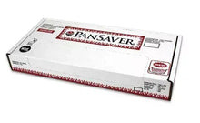 PanSaver ovenable pan liners box with red-and-white label and printed details