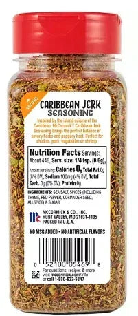McCormick Caribbean Jerk Seasoning, 9.5 oz.