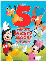 Hardcover Disney Mickey Mouse storybook cover with big red '5 Minute' title
