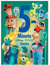 Hardcover story book cover with large '5' and Disney Pixar character art