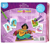 Disney Princess poster paint and color kit with spiral pad and paint sticks
