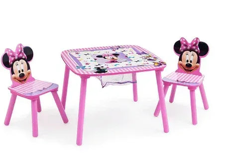 Disney Minnie Mouse Table and Chair Set with Storage by Delta Children