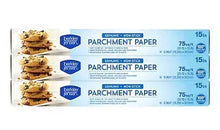 15-inch parchment paper, three-pack, in retail box