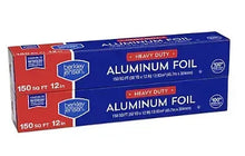 Heavy-duty aluminum foil box set with two 12 in, 150 sq ft rolls, Berkeley Jensen