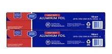 Heavy-duty aluminum foil multipack box, 12 in rolls, 150 sq ft each, 2 pk