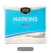 Berkley Jensen lunch napkins, white 800-count pack