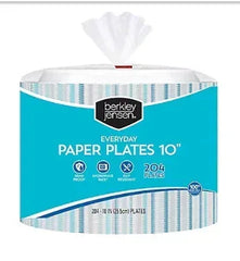 Berkley Jensen Everyday 10" Paper Plates, 204 ct.7