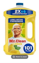 Mr. Clean lemon multi-surface cleaner, 101 fl oz 2X concentrated bottle