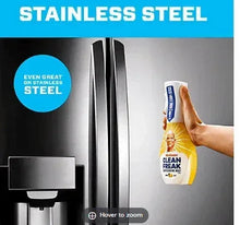 Deep cleaning mist spray bottle for stainless steel and metal surfaces