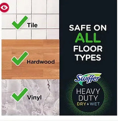 Swiffer Sweeper Heavy Duty Dry Multi-Surface Cloth Refills, 50 ct.