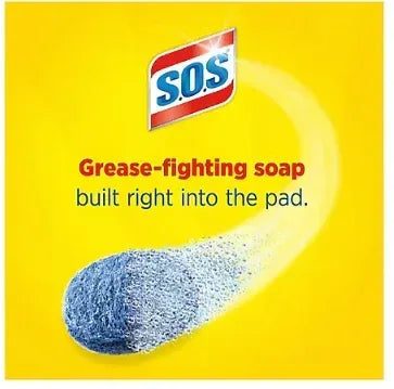 S.O.S. Steel Wool Soap Pads, 50 Ct