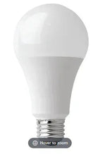 Daylight LED A21 dimmable light bulb with screw base, white bulb