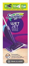 Swiffer WetJet spray mop starter kit box with mop head and handle