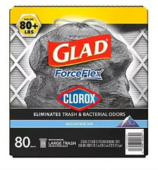 Glad Large Drawstring Trash Bags, 80 ct./30 gal.