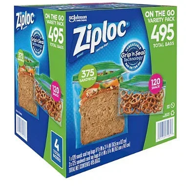 Ziploc Gallon Freezer Bags, 152 ct.
