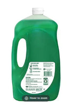 Palmolive ultra strength dishwashing liquid refill bottle, green, back label view