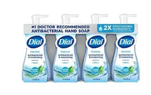 Foaming antibacterial hand wash multipack with moisturizing spring water scent, 4 bottles