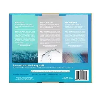 Method Foaming Hand Soap Variety Pack - Waterfall, Sweet Water, Sea Minerals, 3 pk./10 oz.