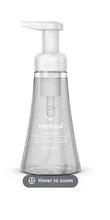 Method foaming hand wash bottle with pump dispenser, clear body, light blue tint