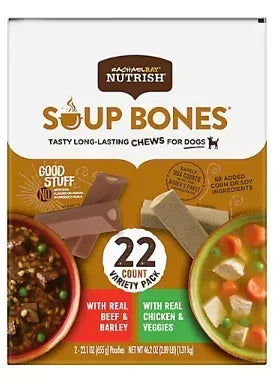 Rachael Ray Nutrish Soup Bones Variety Pack, 22 ct.