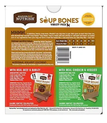 Rachael Ray Nutrish Soup Bones Variety Pack, 22 ct.