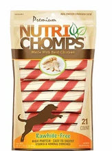 Nutri Chomps chicken twists, rawhide-free, 21-count treat pouch