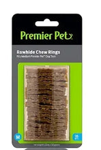 Premier Pet rawhide chew ring refills, Medium, 16-pack in blister package