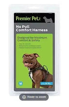 Medium no-pull comfort pet harness with adjustable straps and front control loop