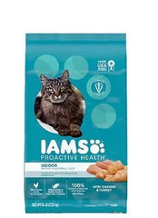 IAMS ProActive Health Adult Indoor Weight & Hairball Care Dry Cat Food, 16 lbs.